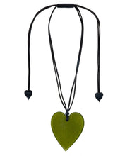 Load image into Gallery viewer, ZSISKA DESIGN Colourful Statement Hearts Purple Pendant
