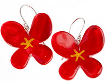 Load image into Gallery viewer, ZSISKA Design Hana 1-Bead Earrings - Crimson
