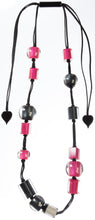 Load image into Gallery viewer, ZSISKA DESIGN - ADJUSTABLE CORD NECKLACE - COLOURFUL BEADS
