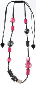 ZSISKA DESIGN - ADJUSTABLE CORD NECKLACE - COLOURFUL BEADS