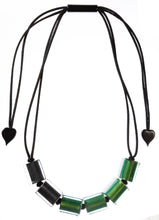 Load image into Gallery viewer, ZSISKA DESIGN - ADJUSTABLE CORD NECKLACE - COLOURFUL BEADS
