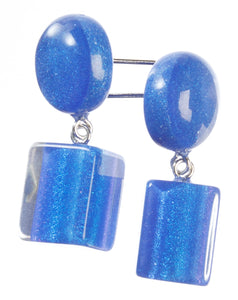 ZSISKA DESIGN - PIN EARRING - COLOURFUL BEADS