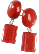 Load image into Gallery viewer, ZSISKA DESIGN - PIN EARRING - COLOURFUL BEADS
