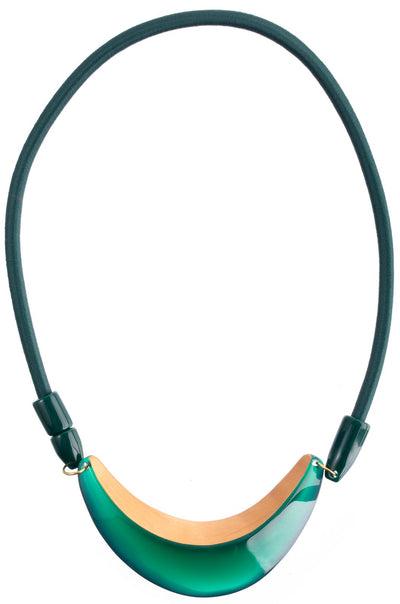 ZSISKA DESIGN Crescence 1-Bead Magnet Necklace