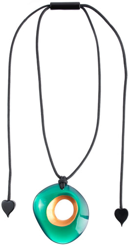 ZSISKA DESIGN Crescence 1-Bead Adjustable Pendant