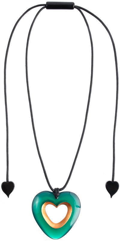 ZSISKA DESIGN Crescence 1-Bead Adjustable Pendant