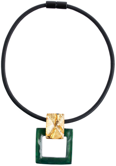 ZSISKA DESIGN Lumi 2-Bead Magnet Necklace