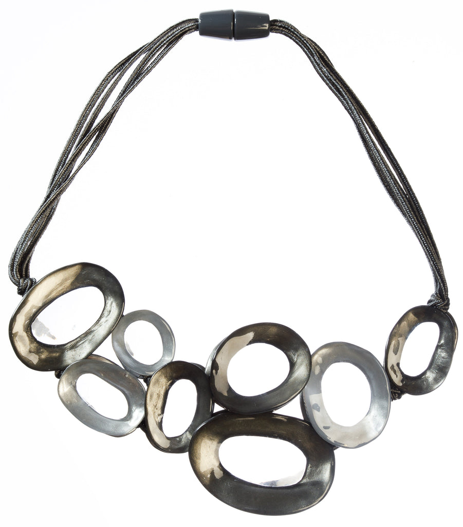 ZSISKA DESIGN - MAGNETIC CLOSURE - NECKLACE - HALOS