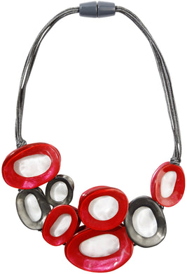 ZSISKA DESIGN - MAGNETIC CLOSURE - NECKLACE - HALOS