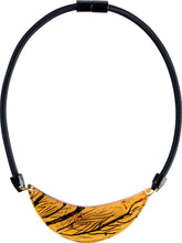Load image into Gallery viewer, ZSISKA DESIGN Autumn 1-Bead Adjustable Necklace — Metallic Gold Black
