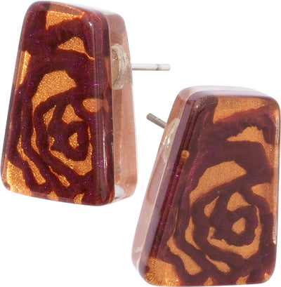ZSISKA DESIGN Autumn 1-Bead Clip Earrings