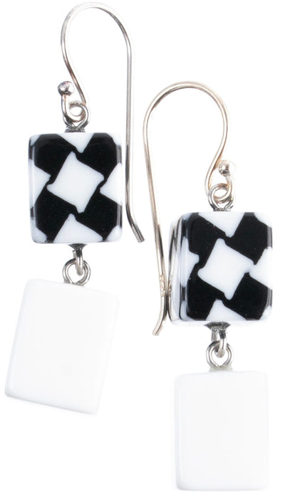ZSISKA DESIGN November 2-Bead Short Hook Earrings