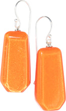 Load image into Gallery viewer, ZSISKA Design Luz 1-Bead Earrings - Tangerine
