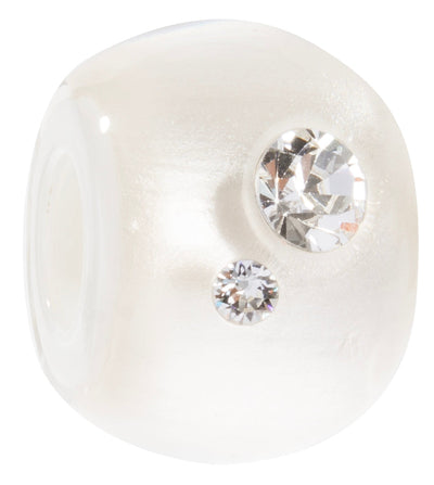 BLISS BY ZSISKA - BLISS BEAD - BLISS BEAD - LUXX - PEARL WHITE WITH CRYSTALS