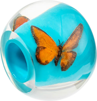 BLISS by ZSISKA Glitz Series Bead — Turquoise Butterfly