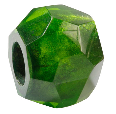 BLISS BY ZSISKA - BLISS BEAD - MUSEE - FACETED DARK GREEN