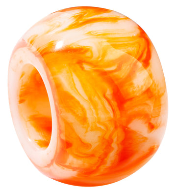 BLISS BY ZSISKA - BLISS BEAD - MUSEE - MARBLED ORANGE