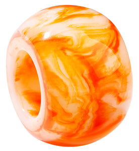 BLISS BY ZSISKA - BLISS BEAD - MUSEE - MARBLED ORANGE