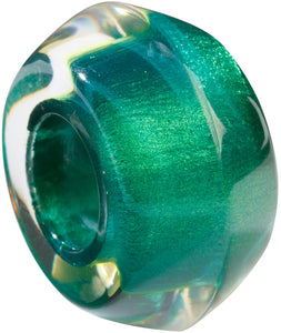 BLISS BY ZSISKA - BARREL BEAD - MUSEE - GREEN