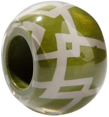 BLISS BY ZSISKA - BLISS BEAD - MUSEE - GRAPHIC - OLIVE GREEN & GREY