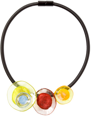 PRUE BY ZSISKA - FLORA - 3 BEAD NECKLACE - MAGNETIC CLOSURE