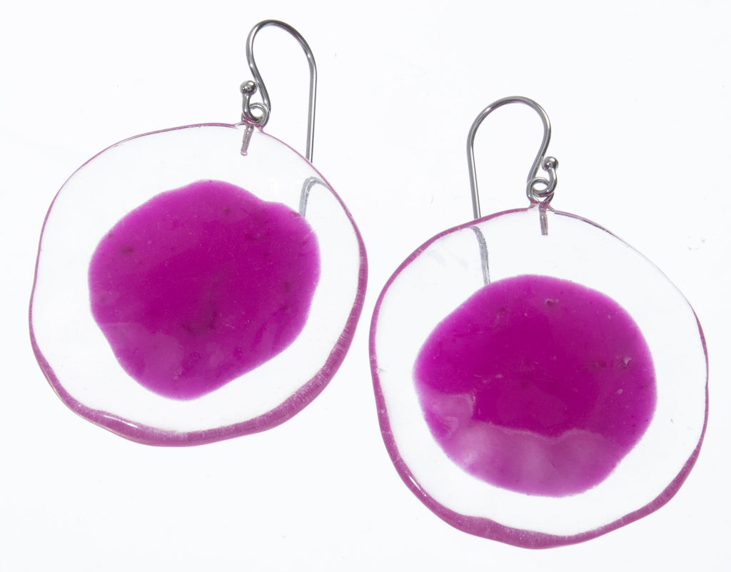 PRUE BY ZSISKA - SHORT HOOK EARRING - LARGE - EARRING - FLORA