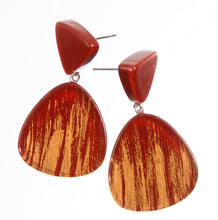 Load image into Gallery viewer, PRUE BY ZSISKA - OVAL PIN EARRING - HORIZON
