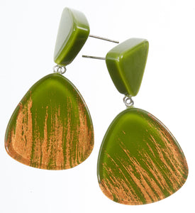 PRUE BY ZSISKA - OVAL PIN EARRING - HORIZON