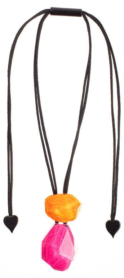 PRUE by ZSISKA Rock Candy 2-Bead Pendant - Rock 1