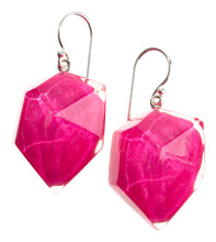 Load image into Gallery viewer, PRUE by ZSISKA Rock Candy 1-Bead Earrings - Crimson
