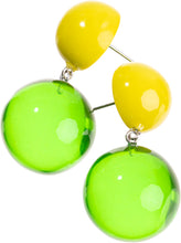 Load image into Gallery viewer, PRUE by ZSISKA Bauble 2-Bead Earrings - Crimson
