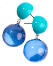 Load image into Gallery viewer, PRUE by ZSISKA Bauble 2-Bead Earrings - Crimson
