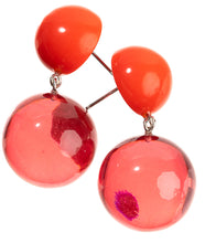 Load image into Gallery viewer, PRUE by ZSISKA Bauble 2-Bead Earrings - Crimson

