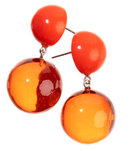 Load image into Gallery viewer, PRUE by ZSISKA Bauble 2-Bead Earrings - Crimson
