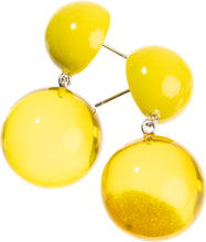 Load image into Gallery viewer, PRUE by ZSISKA Bauble 2-Bead Earrings - Crimson
