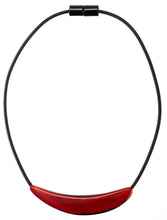 Load image into Gallery viewer, PRUE by ZSISKA Libra 3-Bead Magnet Necklace — Deep Red
