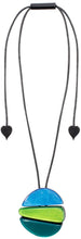 Load image into Gallery viewer, PRUE by ZSISKA Libra 3-Bead Adjustable Pendant — Blue / Green / Teal
