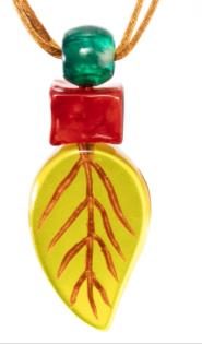 PRUE by ZSISKA Foliage 3-Bead Adjustable Pendant