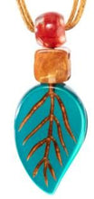 Load image into Gallery viewer, PRUE by ZSISKA Foliage 3-Bead Adjustable Pendant
