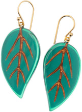 Load image into Gallery viewer, PRUE by ZSISKA Foliage 1-Bead Short Hook Earrings
