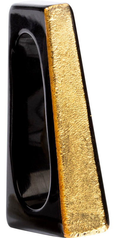 BLISS by ZSISKA Retro Series Bead — Gold deco, tall