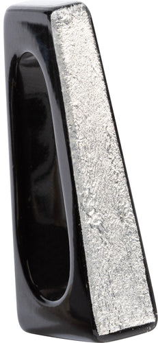 BLISS by ZSISKA Retro Series Bead — Silver deco, tall
