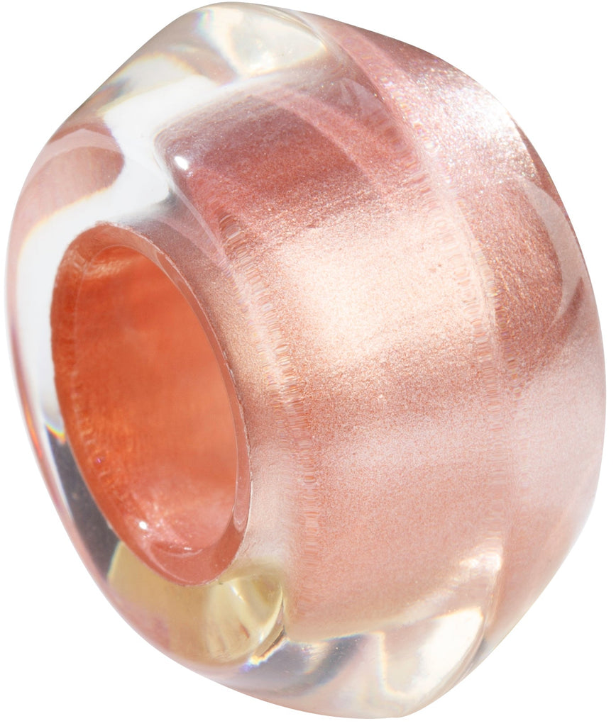 BLISS BY ZSISKA - BARREL BEAD - GLITZ - ROSE GOLD