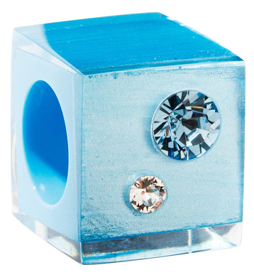 BLISS by ZSISKA - LUXX- Sky Blue Cube with crystals
