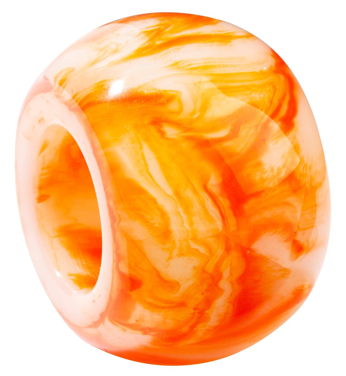 BLISS by ZSISKA - MUSEE- Orange marble bead