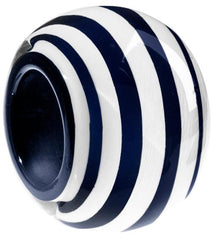 BLISS by ZSISKA - BLISS - MUSEE - Striped navy and white bead