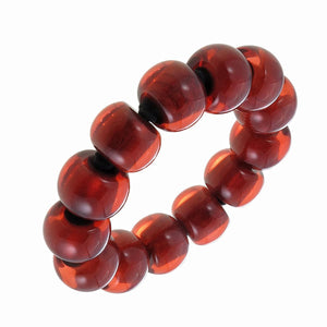 Colourful Beads Bracelet - Red - ZSISKA
