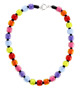 Colourful Beads Necklace - Spring Summer - 30 Beads - ZSISKA