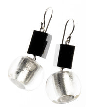 Load image into Gallery viewer, Precious Earrings - Short Hook Double Layer - Silver - ZSISKA
