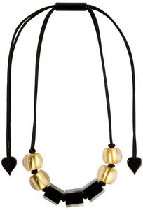 Precious Necklace - 7 Beads - Gold - ZSISKA